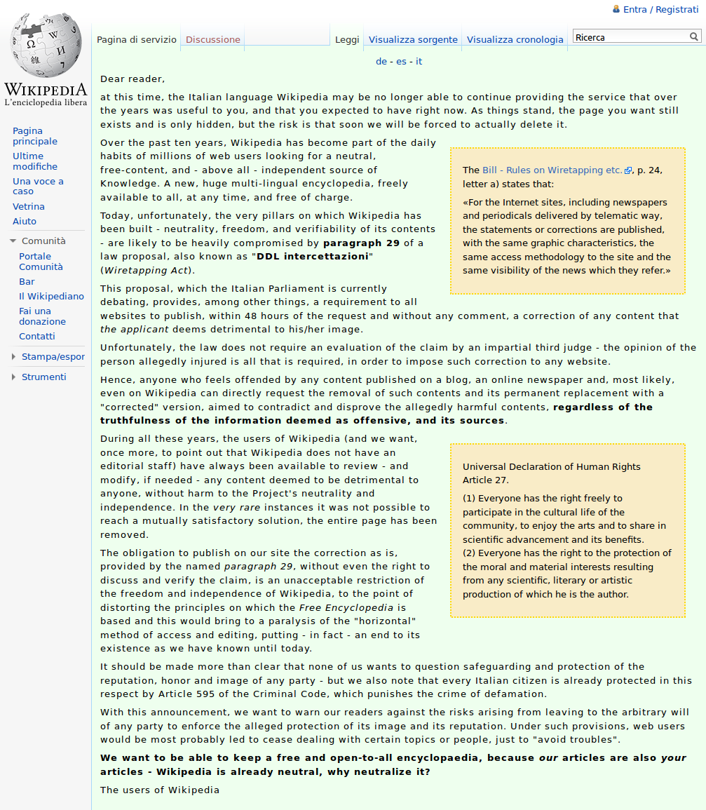 Wikipedia Comunicato 4 ottobre 2011-en - Wikipedia 1317753339711.png