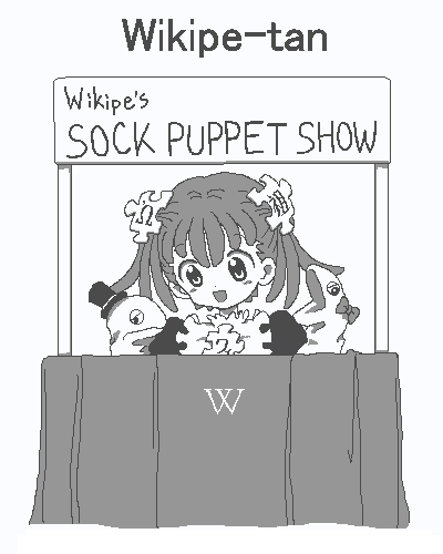 Wikipe-tan sockpuppet show.png